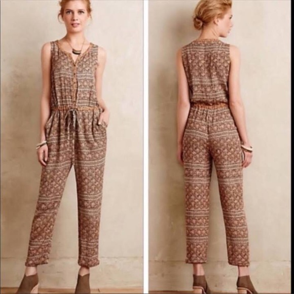 Anthropologie Other - Anthropologie Danie Drawstring Jumpsuit